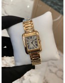 2012 CARTIER TANK ANGLAISE REF W5310013 18K 750 ROSE GOLD 30.2MM QUARTZ WATCH FULL SET