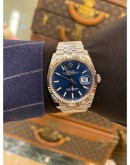 2022 ROLEX DATEJUST 36 REF 126234 BLUE DIAL 36MM AUTOMATIC WATCH FULL SET