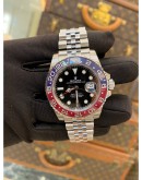 2019 ROLEX GMT-MASTER ll PEPSI JUBILEE REF 126710BLRO JUBILEE 40MM AUTOMATIC WATCH FULL SET