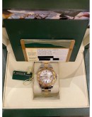 2011 ROLEX YACHT MASTER REF168623 DIAMOND MOP MOTHER OF PEARL 18K HALF GOLD LIMITED PIECE 35MM