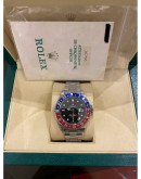 2001 ROLEX GMT-MASTER PEPSI REF 16700 40MM AUTOMATIC WATCH FULL SET