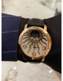 2018 CHOPARD XL FLOATING DIAMONDS MOP DIAL MINT HAPPY 18K 750 ROSE GOLD REF 4176 40MM QUARTZ WATCH FULL SET