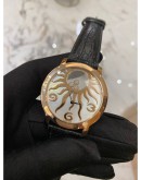 2018 CHOPARD XL FLOATING DIAMONDS MOP DIAL MINT HAPPY 18K 750 ROSE GOLD REF 4176 40MM QUARTZ WATCH FULL SET