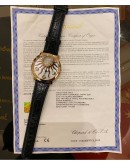 2018 CHOPARD XL FLOATING DIAMONDS MOP DIAL MINT HAPPY 18K 750 ROSE GOLD REF 4176 40MM QUARTZ WATCH FULL SET