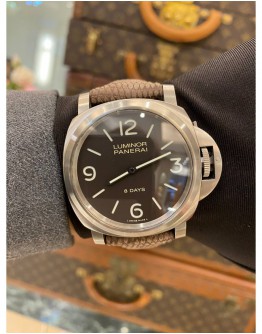 2015 PANERAI LUMINOR BASE 8 DAYS REF PAM00562 TITANIUM 44MM MANUAL WINDING WATCH FULL SET