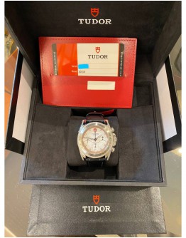 2019 TUDOR CLASSIC FACTORY DIAMOND PANDA DIAL REF 20310 41MM AUTOMATIC WATCH FULL SET