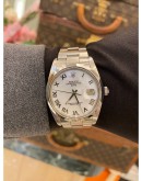 ROLEX OYSTER PERPETUAL DATE REF 15000 MOTHER OF PEARL DIAL 34MM AUTOMATIC WATCH