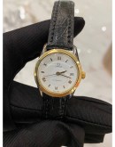 2000 OMEGA SPEEDMASTER CLASSIC HERITAGE REF 166.0285 HALF 18K 750 YELLOW GOLD 26MM AUTOMATIC WATCH