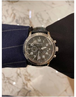 (RAYA SALE) 2014 BREGUET TYPE XXI FLYBACK CHRONOGRAPH REF 3810ST BLACK DIAL 42MM AUTOMATIC WATCH