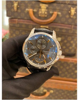 2016 MAURICE LACROIX PONTOS CHRONOGRAPH REF PT6388 GREY DIAL 43MM AUTOMATIC WATCH FULL SET