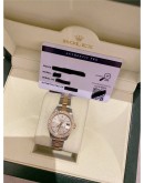 2003 ROLEX LADY DATEJUST DIAMOND BEZEL HALF 18K 750 YELLOW GOLD REF 79163 26MM AUTOMATIC WATCH