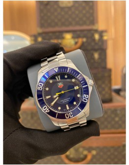 2015 TAG HEUER AQUARACER REF WAB1112 BLUE DIAL 40MM QUARTZ WATCH FULL SET