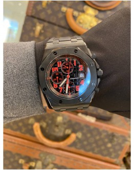 (UNUSED) 2015 AP AUDEMARS PIGUET ROYAL OAK OFFSHORE LAS VEGAS TRIP REF 26186SN RED DIAL LIMITED TO 500 PIECES WORLDWIDE 42MM AUTOMATIC WATCH FULL SET