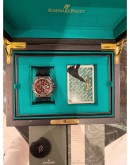 (UNUSED) 2015 AP AUDEMARS PIGUET ROYAL OAK OFFSHORE LAS VEGAS TRIP REF 26186SN RED DIAL LIMITED TO 500 PIECES WORLDWIDE 42MM AUTOMATIC WATCH FULL SET