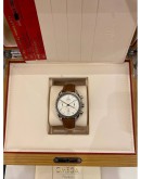 (UNUSED) 2023 OMEGA SPEEDMASTER 38 CO-AXIAL CHRONOGRAPH 38MM AUTOMATIC WATCH FULL SET