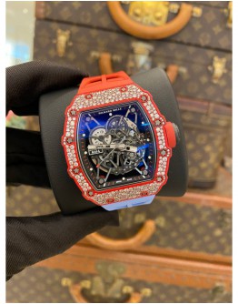 (LIKE NEW) 2025 RICHARD MILLE RM35-02 RAFAEL NADAL WITH SNOWFLAKE DIAMOND 49.94MM x 44.5MM AUTOMATIC WATCH -FULL SET-