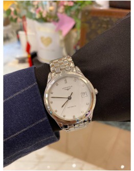 2015 LONGINES FLAGSHIP REF L4.774.4.27.6 WHITE DIAMOND DIAL 36MM AUTOMATIC WATCH FULL SET