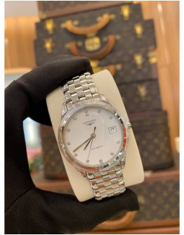 2015 LONGINES FLAGSHIP REF L4.774.4.27.6 WHITE DIAMOND DIAL 36MM AUTOMATIC WATCH FULL SET
