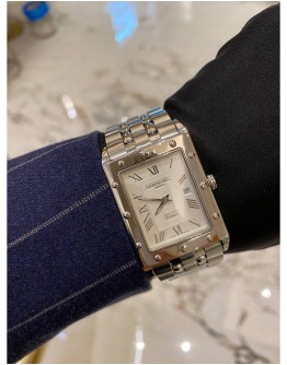 2009 RAYMOND WEIL TANGO REF 5381 ROMAN NUMERAL RECTANGULAR WHITE DIAL 28MM QUARTZ WATCH