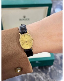 ROLEX ORCHID 18K 750 YELLOW GOLD 27MM MANUAL WINDING WATCH