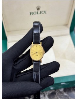 ROLEX ORCHID 18K 750 YELLOW GOLD 27MM MANUAL WINDING WATCH