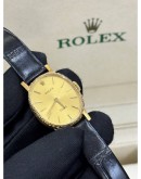 ROLEX ORCHID 18K 750 YELLOW GOLD 27MM MANUAL WINDING WATCH