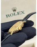 ROLEX ORCHID 18K 750 YELLOW GOLD 27MM MANUAL WINDING WATCH