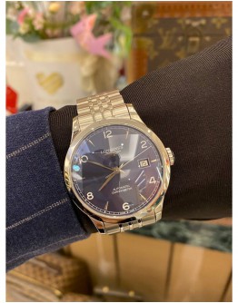 (BRAND NEW) 2024 LONGINES RECORD CHRONOMETER REF L2.820.4.96.6 BLUE DIAL 38.5MM AUTOMATIC WATCH FULL SET