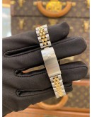 2003 ROLEX LADY DATEJUST REF 69173 JUBILEE DIAMOND DIAL HALF 18K 750 YELLOW GOLD 26MM AUTOMATIC WATCH