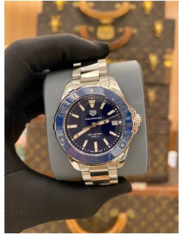 (BRAND NEW) 2020 TAG HEUER AQUARACER LADY REF WAY131S BLUE MOTHER OF PEARL DIAL 35MM QUARTZ WATCH FULL SET