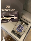 (BRAND NEW) 2020 TAG HEUER AQUARACER LADY REF WAY131S BLUE MOTHER OF PEARL DIAL 35MM QUARTZ WATCH FULL SET