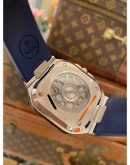 (BRAND NEW) 2022 BELL & ROSS BR05 REF BR05A-BLU-ST/SRB BLUE DIAL 40MM AUTOMATIC WATCH FULL SET