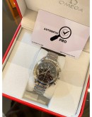 2009 OMEGA SPEEDMASTER DATE REF 35135000 CHRONOGRAPH BLACK DIAL 39MM AUTOMATIC WATCH