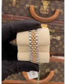 (BRAND NEW) 2022 ROLEX LADY DATEJUST REF 279173 DIAMOND DIAL HALF 18K 750 YELLOW GOLD 28MM AUTOMATIC WATCH FULL SET