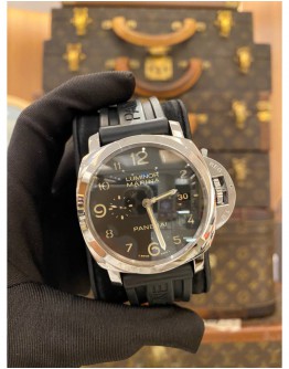 2017 PANERAI LUMINOR MARINA REF OP6816 BLACK DIAL 44MM AUTOMATIC WATCH