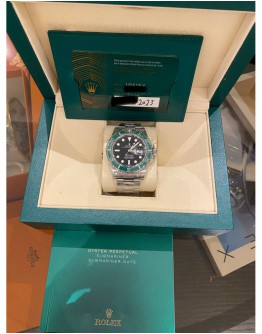 2023 ROLEX SUBMARINER REF 126610LV GREEN BEZEL 41MM AUTOMATIC WATCH FULL SET