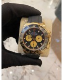 2019 ROLEX DAYTONA 18K 750 YELLOW GOLD REF 116518 OYSTERFLEX NEWMAN 40MM AUTOMATIC WATCH FULL SET