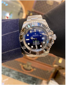 2018 ROLEX SEA-DWELLER DEEPSEA REF 126660 GRADIENT BLUE DIAL 44MM AUTOMATIC WATCH FULL SET