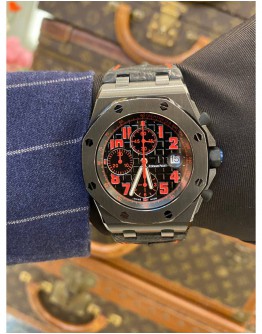 2013 AP AUDEMARS PIGUET ROYAL OAK OFFSHORE LAS VEGAS TRIP REF 26186SN RED DIAL LIMITED TO 500 PIECES WORLDWIDE 42MM AUTOMATIC WATCH FULL SET