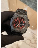 2013 AP AUDEMARS PIGUET ROYAL OAK OFFSHORE LAS VEGAS TRIP REF 26186SN RED DIAL LIMITED TO 500 PIECES WORLDWIDE 42MM AUTOMATIC WATCH FULL SET