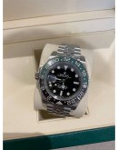 2017 ROLEX GMT-MASTER ll DATE REF 116710LN UPGRADE THE FLASH 40MM AUTOMATIC WATCH FULL SET