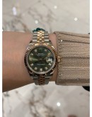 2021 ROLEX LADY DATEJUST REF 279171 AVOCADO GREEN DIAMOND DIAL GODDNESS 28MM AUTOMATIC WATCH FULL SET