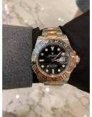 2020 ROLEX GMT-MASTER II ROOTBEER REF 126711CHNR HALF 18K 750 ROSE GOLD 40MM AUTOMATIC WATCH FULL SET