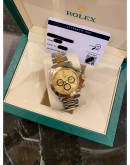 ROLEX DAYTONA SUPERLATIVE CHRONOMETER COSMOGRAPH HALF 18K 750 YELLOW GOLD REF 16523 CHAMPAGNE DIAL 40MM AUTOMATIC WATCH