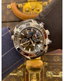 (LIKE NEW) 2020 OMEGA SEAMASTER PLANET OCEAN 600M CO-AXIAL MASTER CHRONOMETER CHRONOGRAPH REF 215.33.46.51.01.001 BLACK DIAL 45.5MM AUTOMATIC WATCH FULL SET