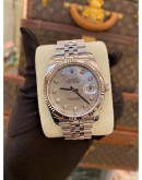 ROLEX DATEJUST REF 116234 DIAMOND MOTHER OF PEARL DIAL 36MM AUTOMATIC YEAR 2013 WATCH FULL SET