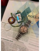 ROLEX LADY DATEJUST REF 79174 SAKURA PINK DIAMOND DIAL 26MM AUTOMATIC YEAR 2004 WATCH FULL SET