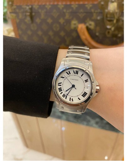 CARTIER SANTOS LADY 33MM AUTOMATIC