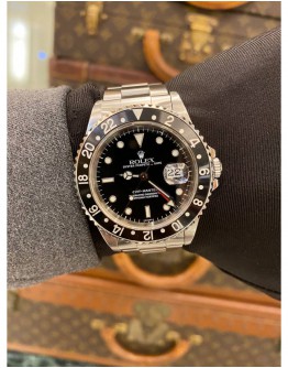 ROLEX GMT-MASTER REF 16700 BLACK DIAL 40MM AUTOMATIC WATCH