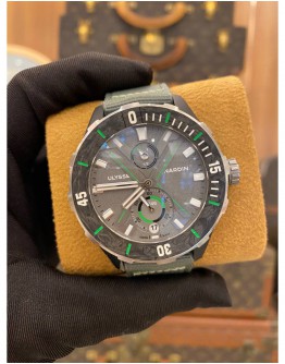 (BRAND NEW) 2022 ULYSSE NARDIN DIVER X THE OCEAN RACE CARBON LIMITED TO 200 PIECES REF 1183-170LE-1A-TOR/0A GREY DIAL 44MM AUTOMATIC WATCH FULL SET